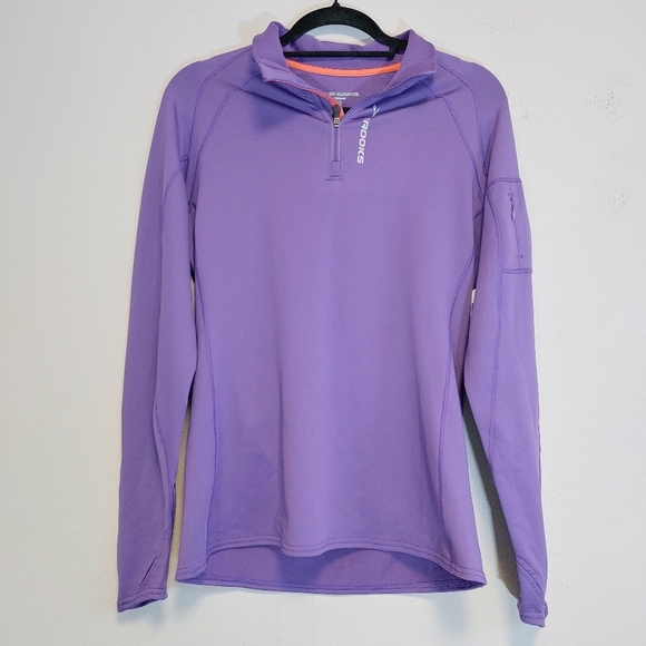 Brooks Tops - Brooks Women's Lilac Infiniti 1/2 Zip II Pullover Activewear Top Outdoors